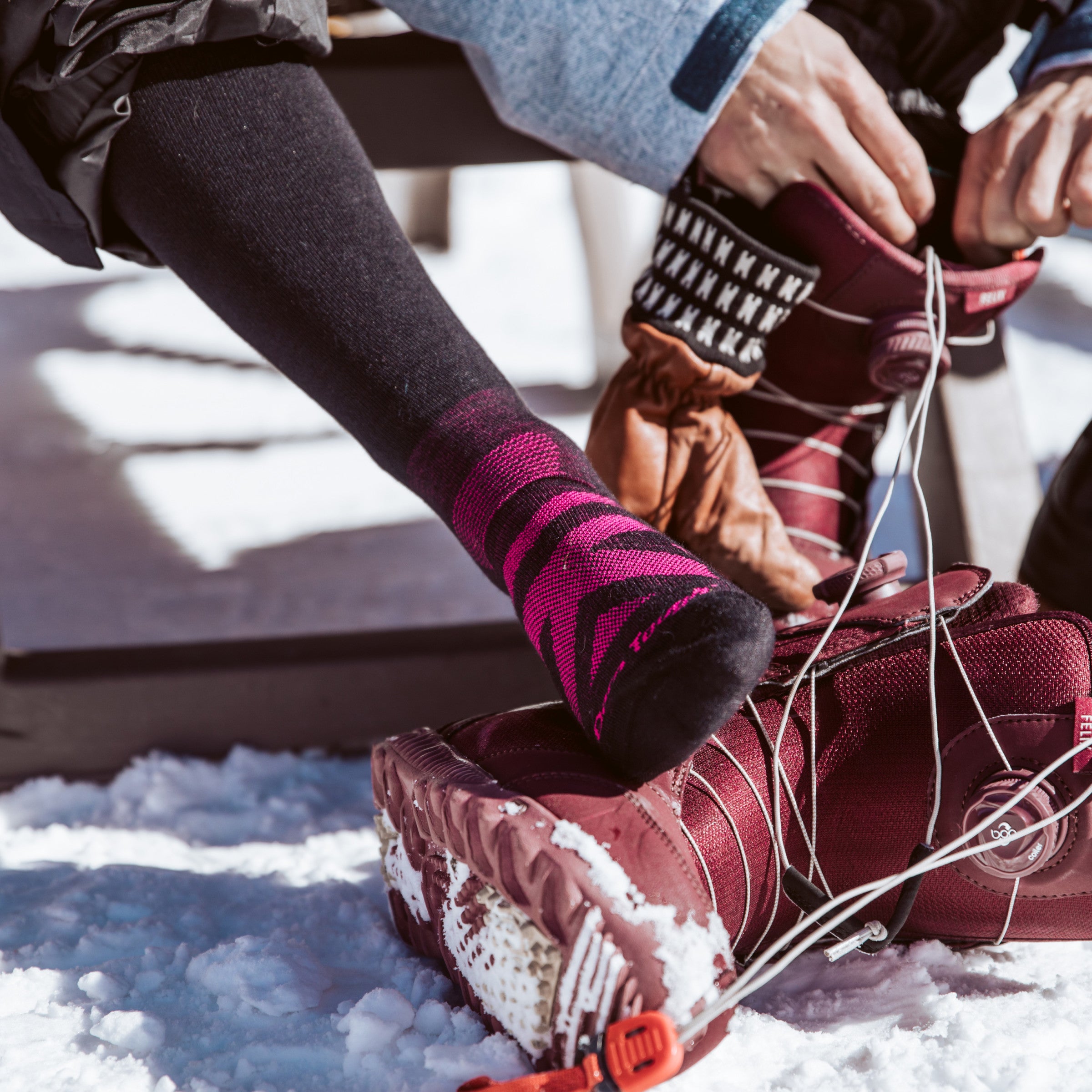 Women's Thermolite® RFL Over-the-Calf Ultra-Lightweight Ski & Snowboard Socks - Image 4