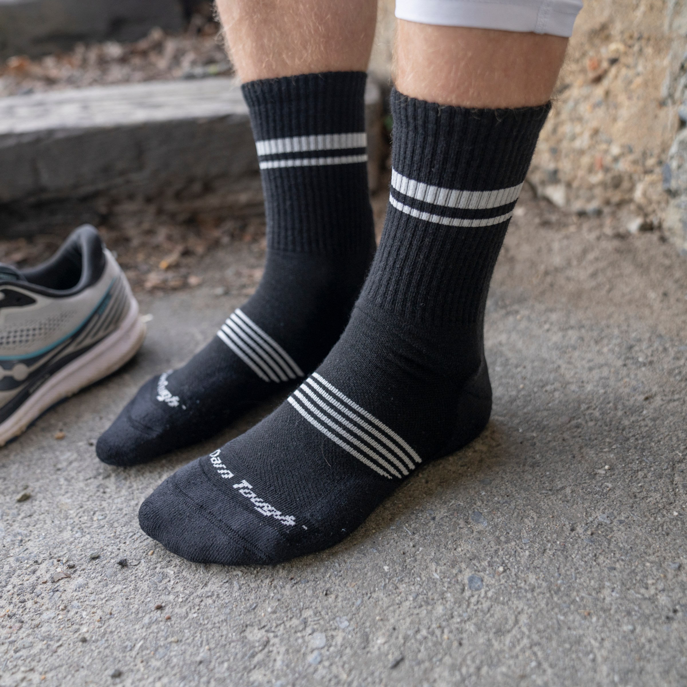 Men's Element Micro Crew Lightweight Running Socks - Image 5