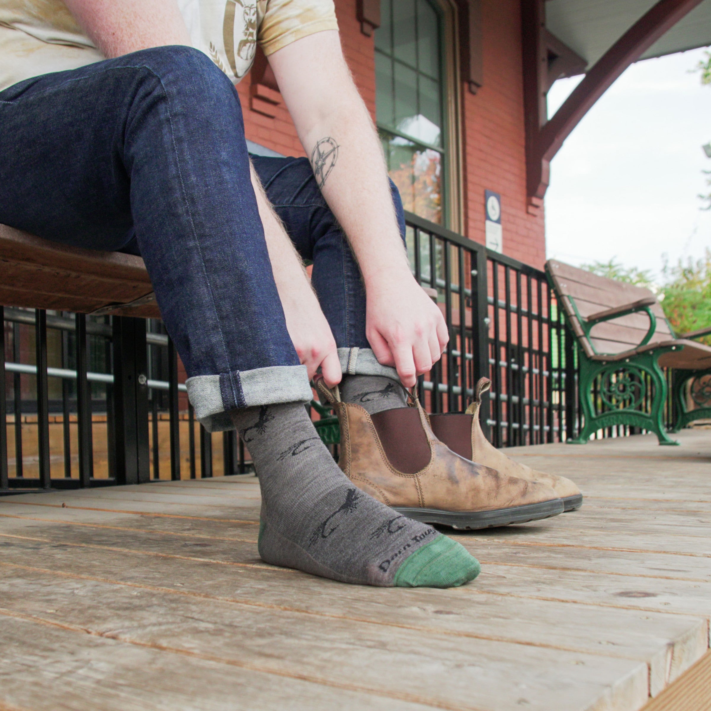 Men's Mcfly Crew Lightweight Lifestyle Socks - Image 2