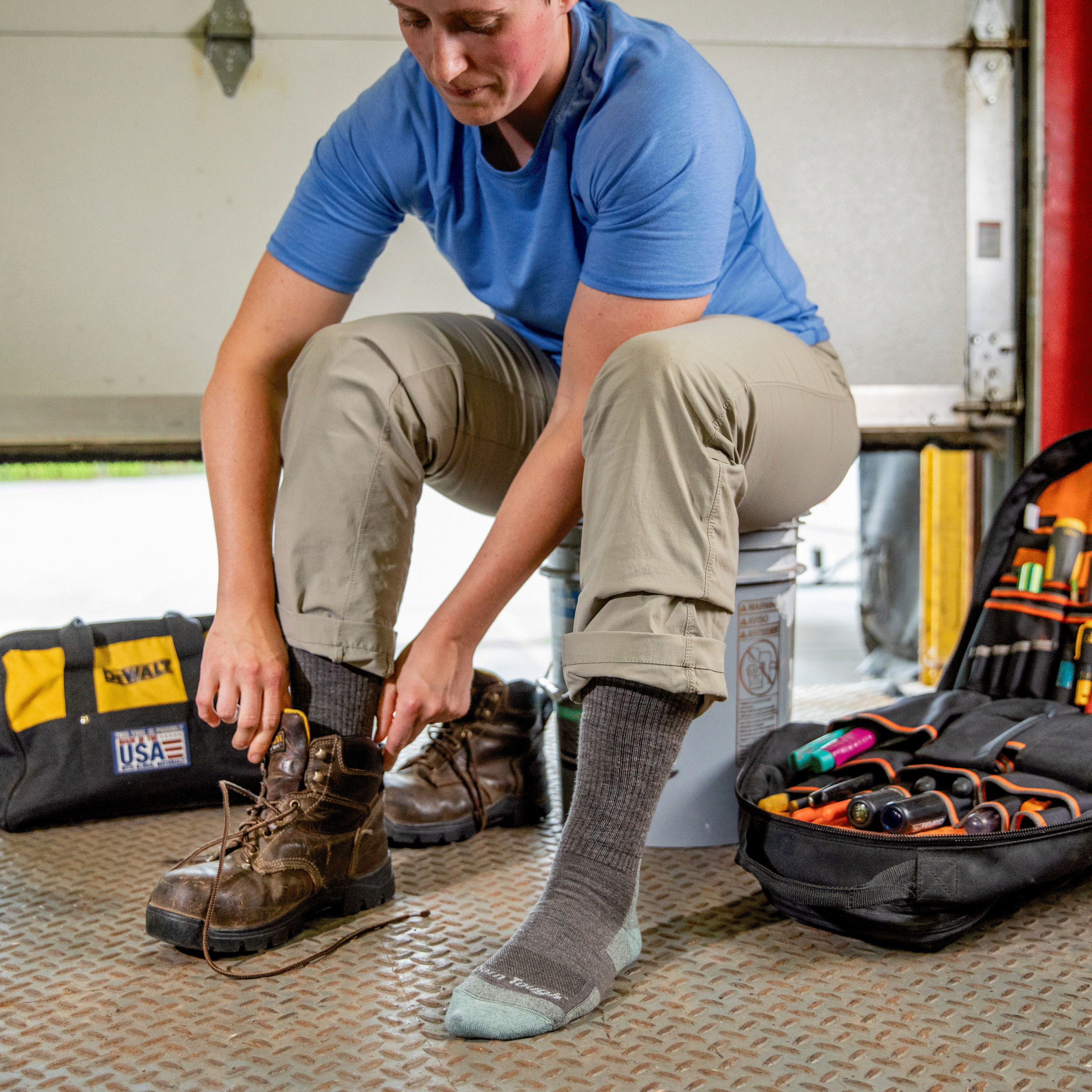 Women's RTR Boot Midweight Work Sock - Image 5