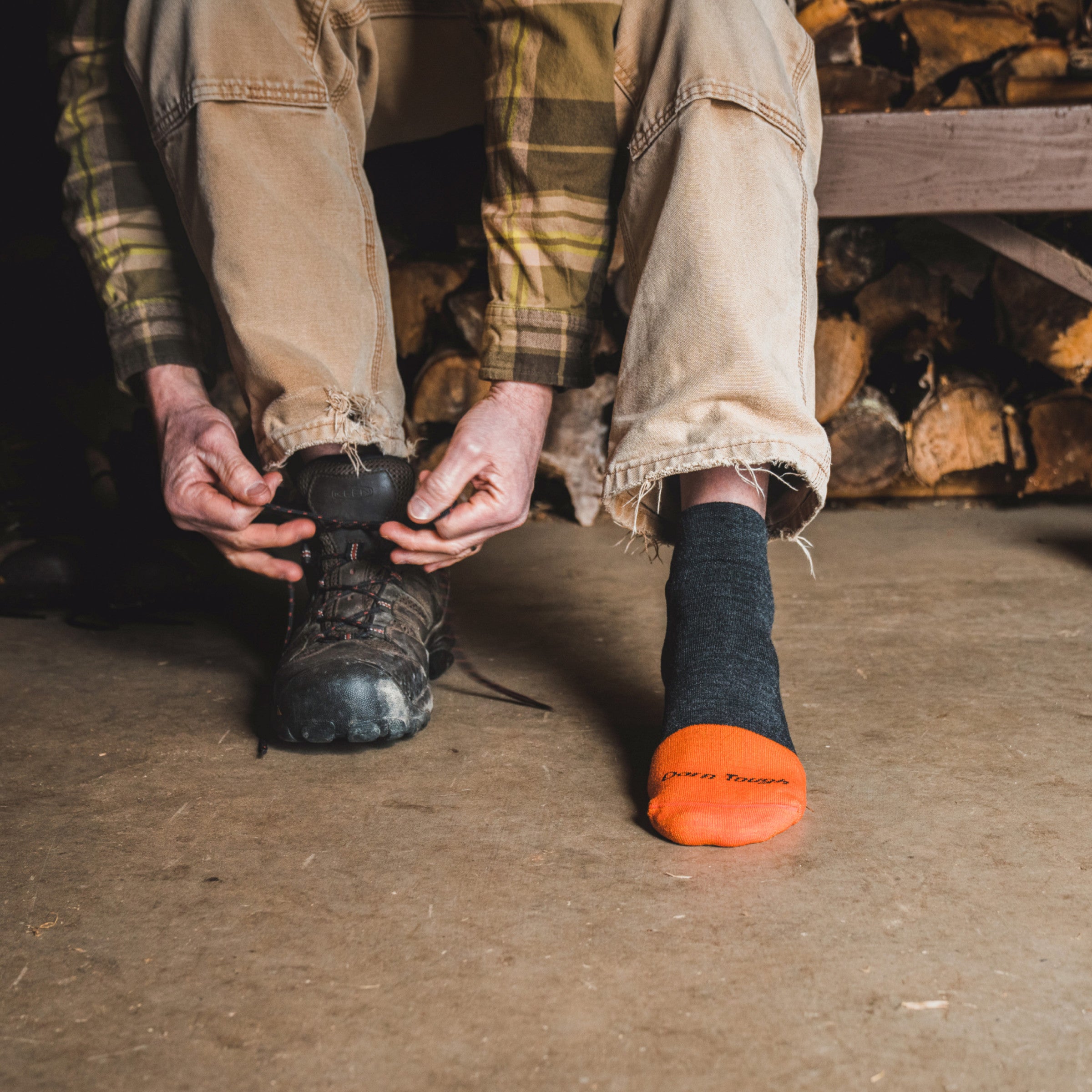 Men's Steely Quarter Midweight Work Sock - Image 4