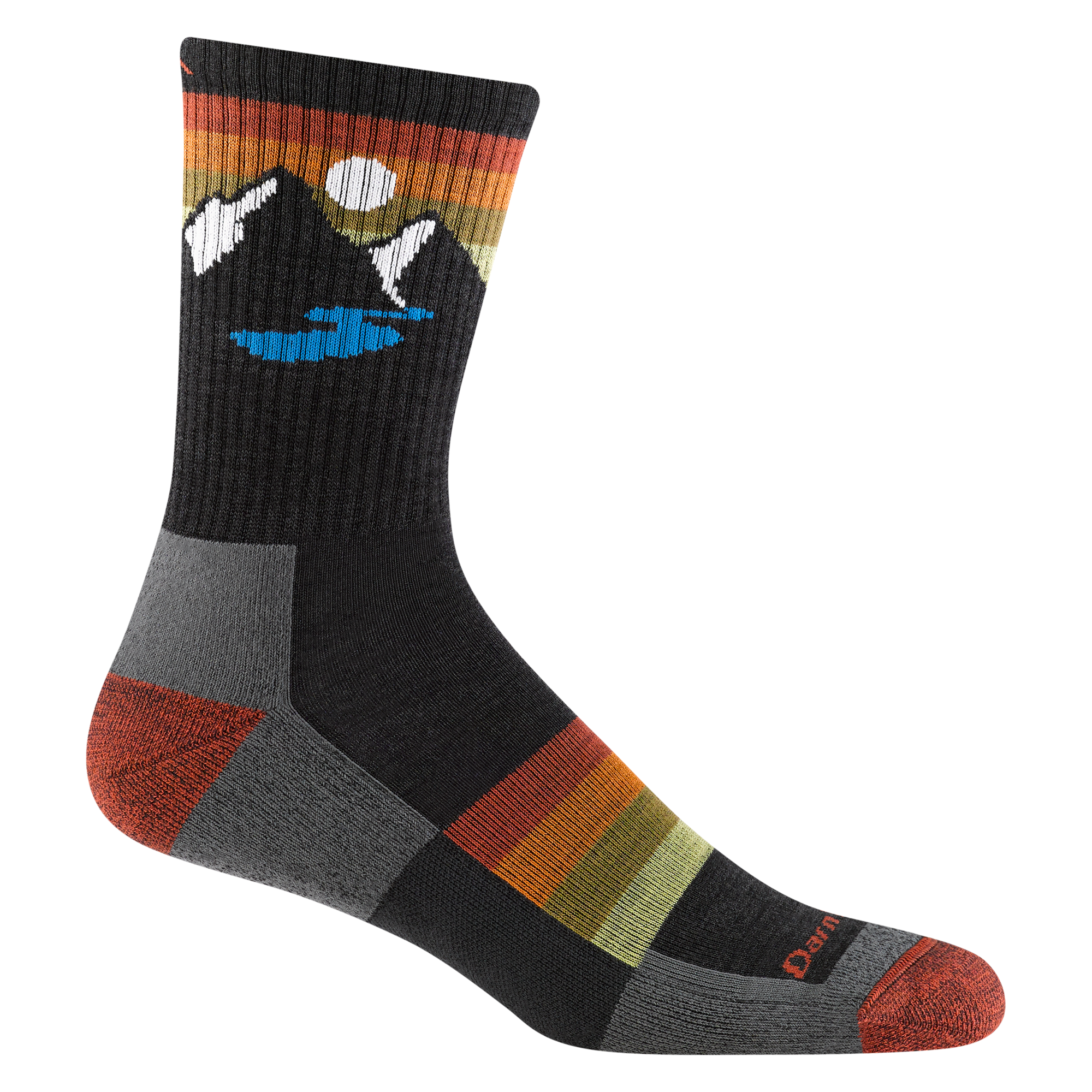 Men's Sunset Ridge Micro Crew Lightweight Hiking Socks - Image 10