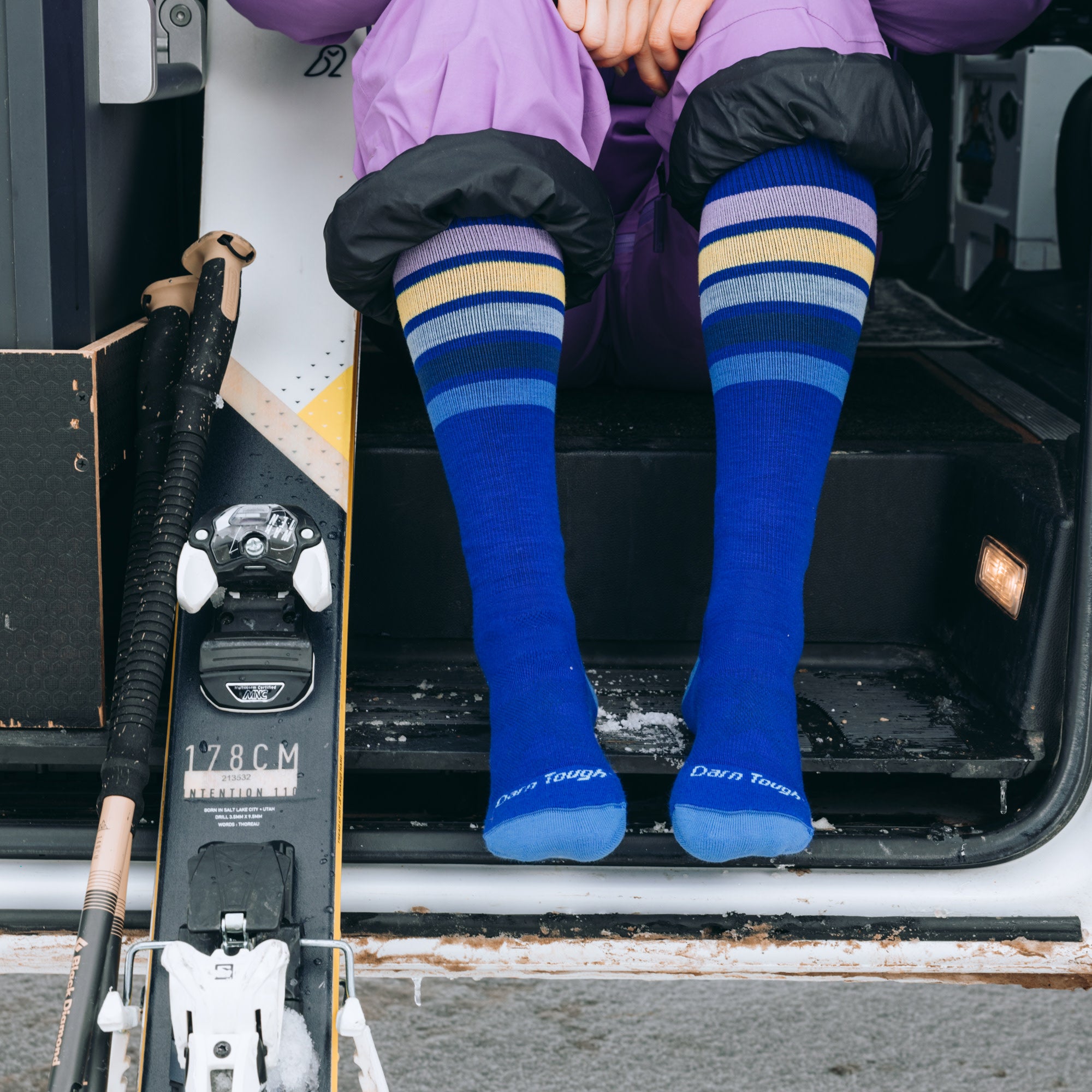 Women's Snowburst Over-the-Calf Midweight Ski & Snowboard Socks - Image 7