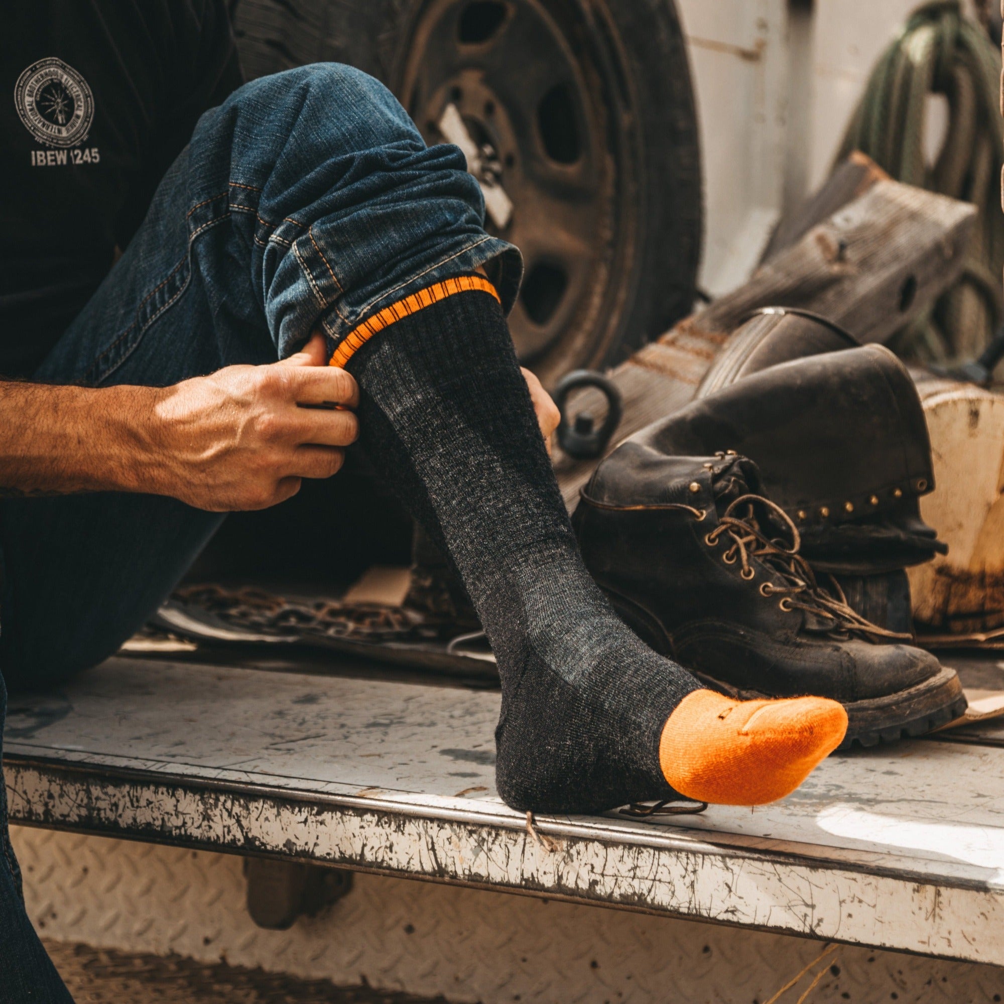 Men's Steely Boot Work Sock 3-Pack - Image 3